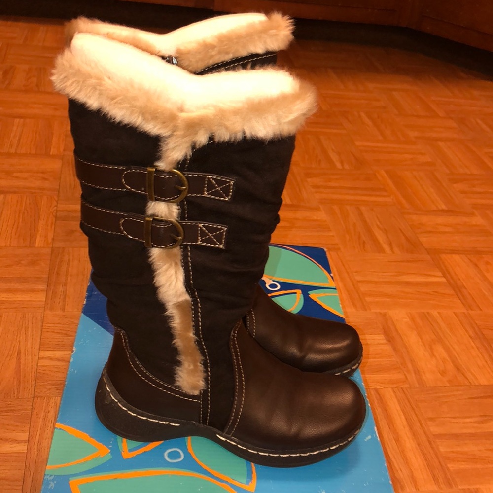 YUU EUC Knee High Snow Boots
